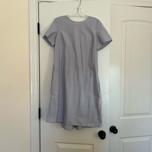 COS. Elegant Grayish Blue Women's Dress
